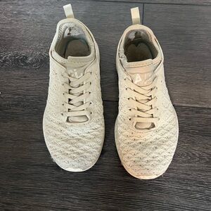 tan APL sneakers size 6